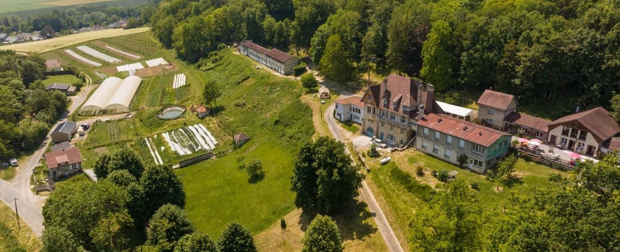 Vue aérienne de l'Hermitage © L'Hermitage