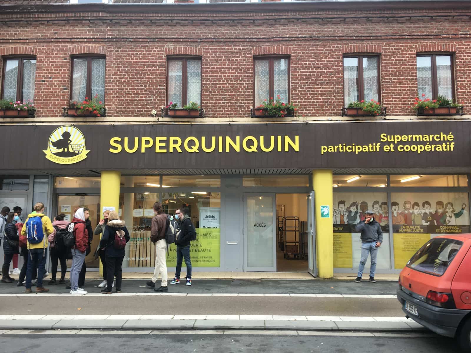 Superquinquin, supermarché participatif et coopératif. © Cerdd