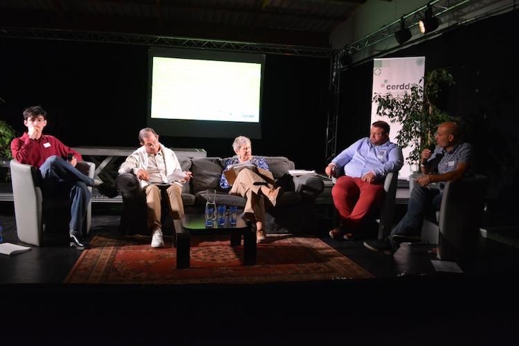 Table ronde Côme Rojas, Maurice Leconte, Anne-PMarie Royal, Benoît Thilliez