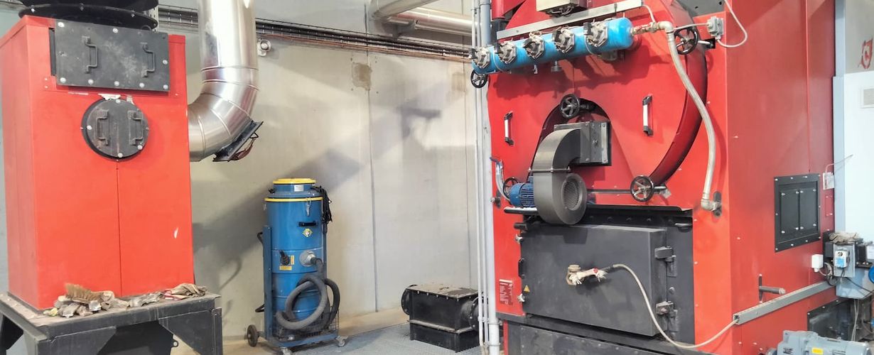 La Nouvelle Chaufferie Biomasse à l'intérieur des locaux de la CRRF
